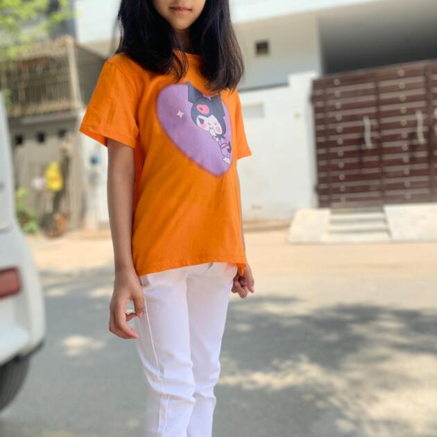 Orange Barbie T- shirt